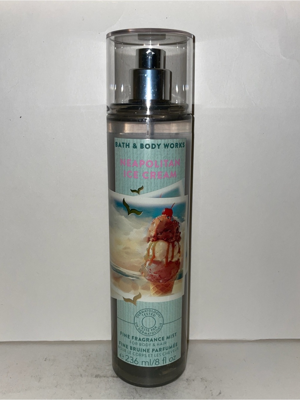 Bath & Body Works Neapolitan Ice Cream Fragrance Mist 8oz New